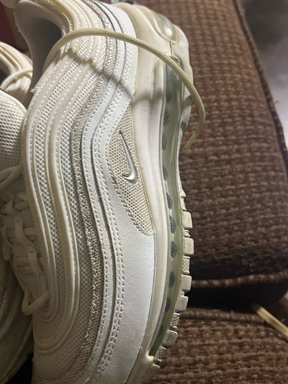 Nike Women’s Air Max 97 in Cream/Off-White